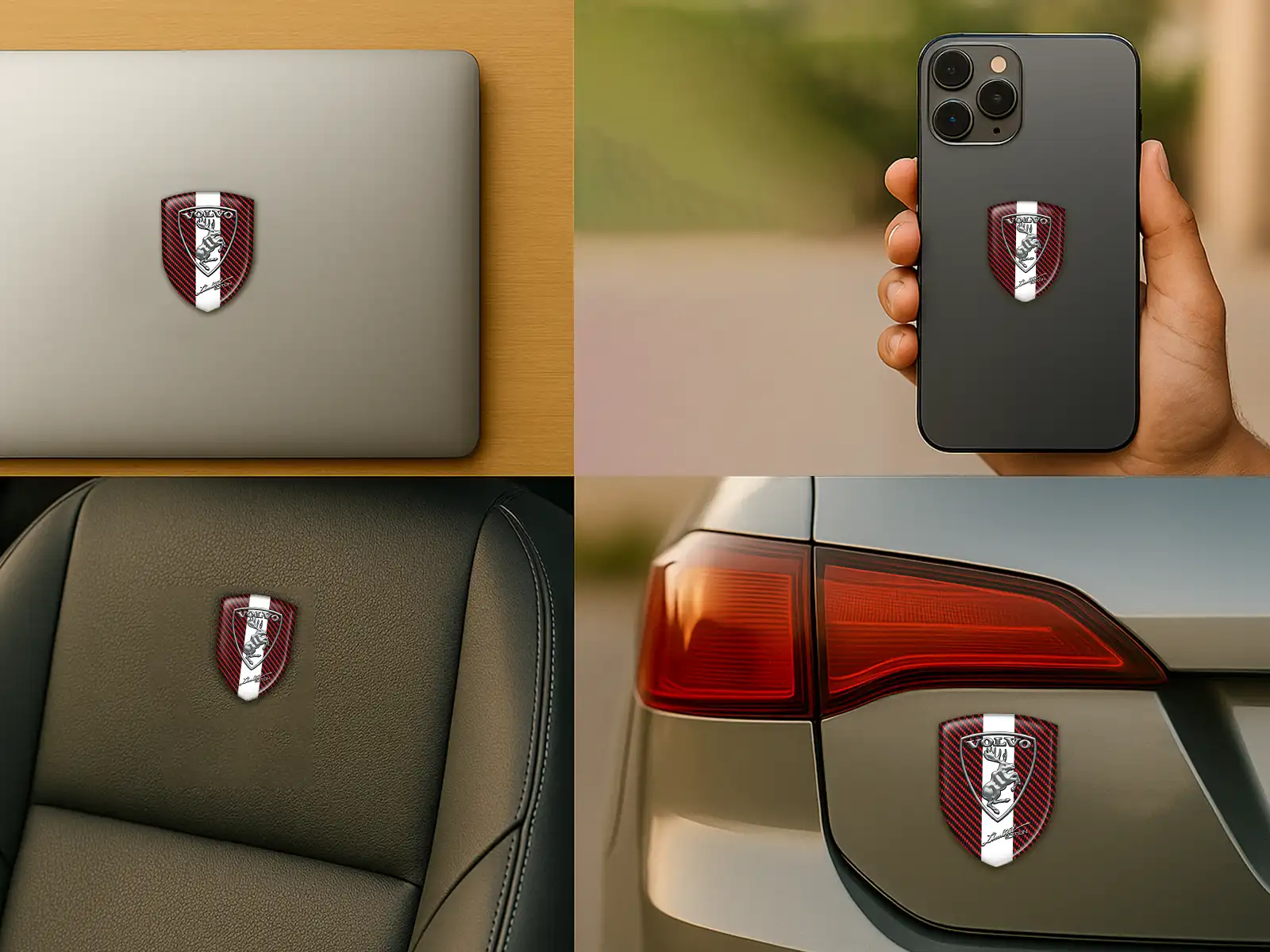Volvo Pegatina Puerta Automática Máximo Duradero Estilo Max